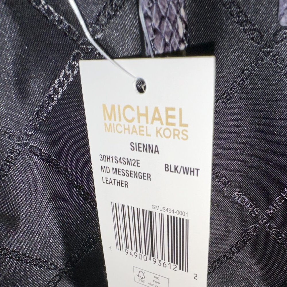 Michael Kors Sienna Medium Python Embossed Leathe… - image 7